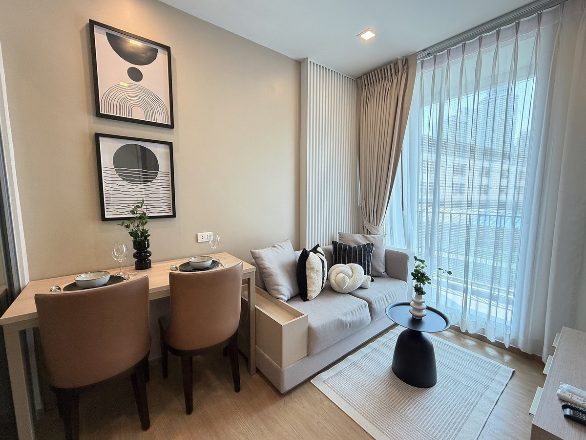 K-6843 🔥🔥 ห้องสวย ตกแต่งใหม่ พร้อมอยู่ !! The Nest สุขุมวิท 71 ใกล้ BTS พระโขนง