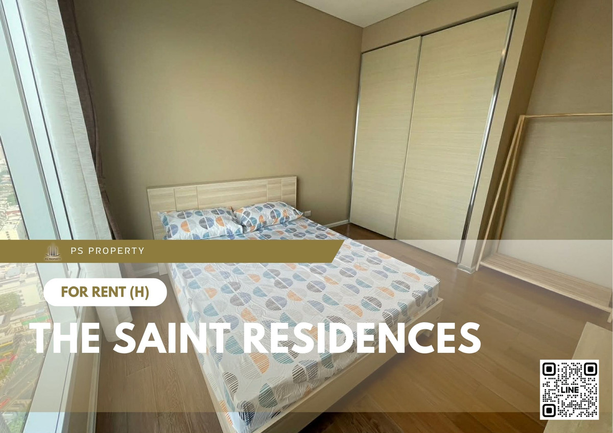 For Rent ✨ The Saint Residences ✨ Fully furnished with appliances, near BTS Ha Yaek Ladprao.