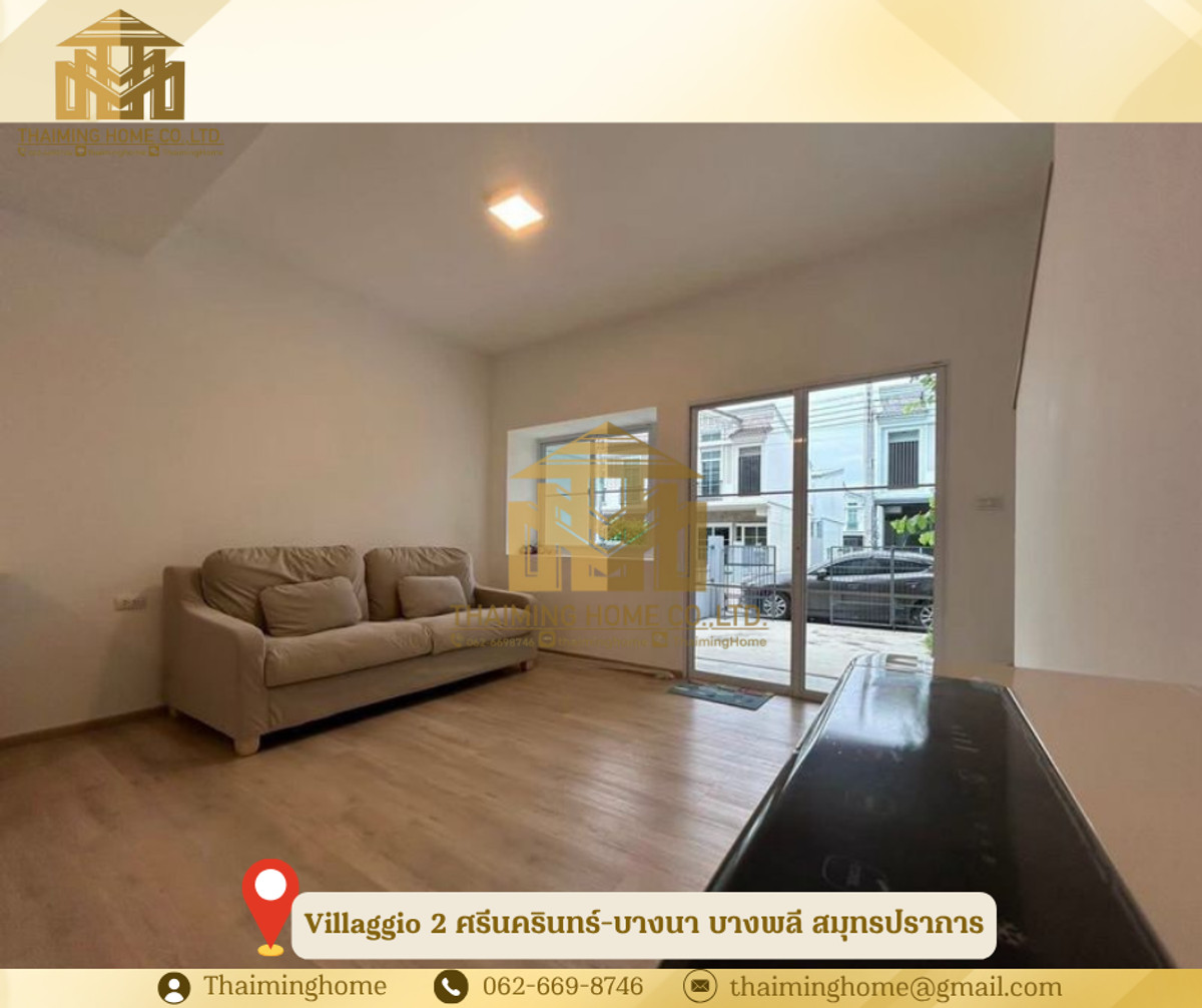 Townhome for rent, Villaggio Village 2, Srinakarin-Bangna, Bang Phli, Samut Prakan. – รูปที่ 3
