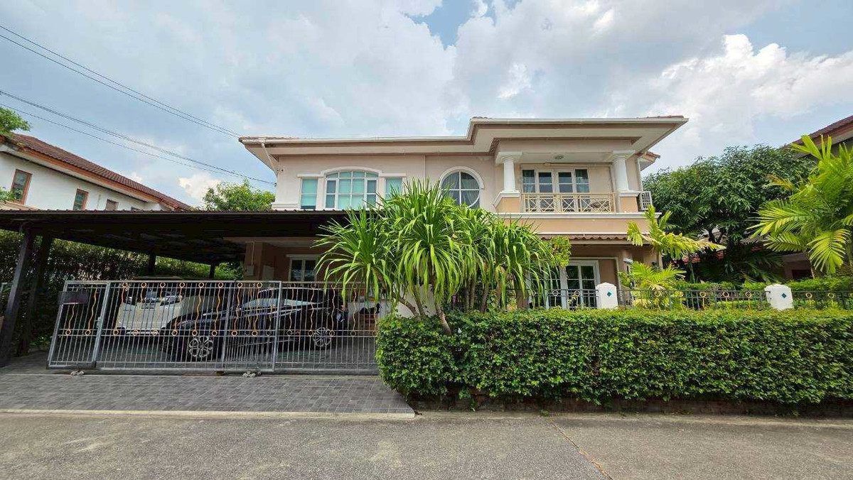 [Urgent sale!] Large detached house, Nantawan Village, Ramindra-Sukhapiban 5, potential location, close to the expressway, convenient travel.
