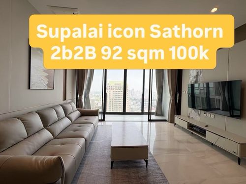 supalai icon sathorn 2 bedroom 92 sqm 100k 