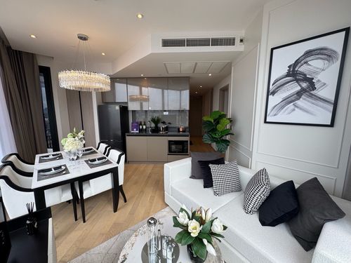 2 bedrooms, special price, Ashton Asoke Rama9, price 15.03 million baht, ready to move in, complete with furniture, contact 0869017364