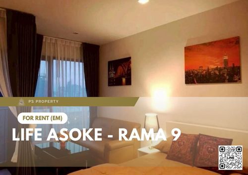 For Rent ✨ Life Asoke - Rama 9 ✨ Near Central Rama 9. Fully furnished with appliances.