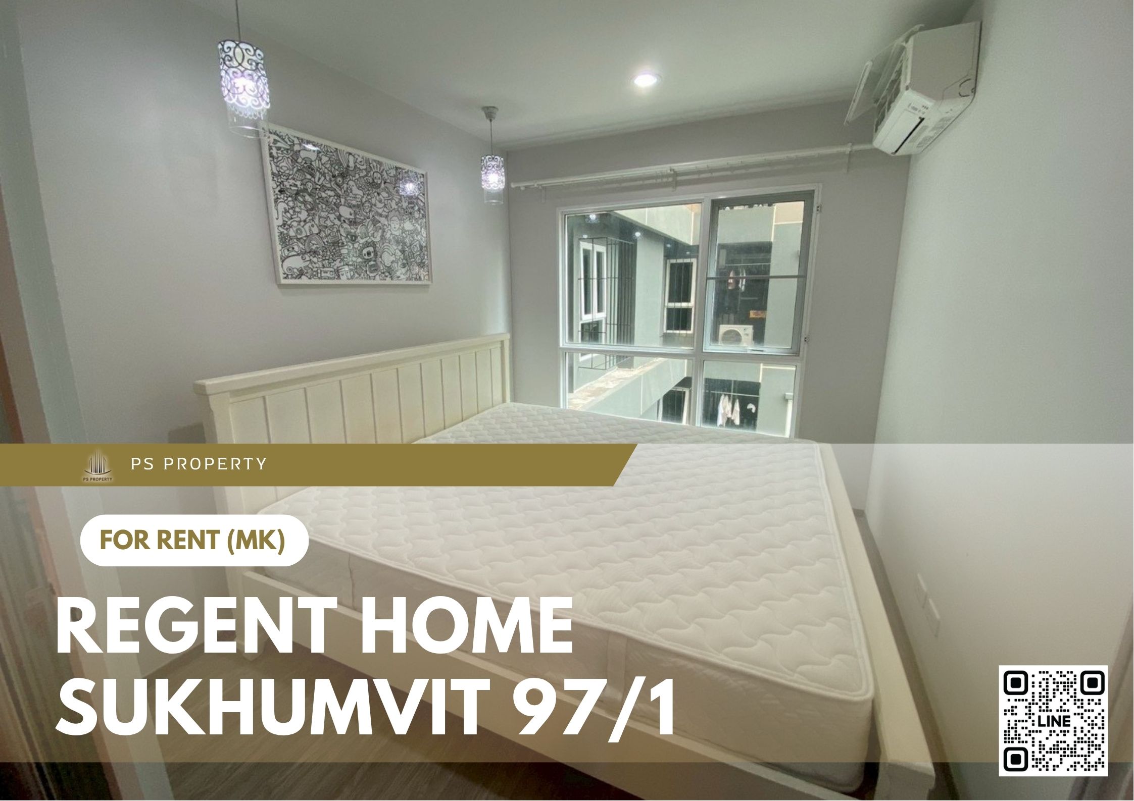 ให้เช่า 📍 Regent Home Sukhumvit 97/1 📍 เฟอร์นิเจอร์ และ เครื่องใช้ไฟฟ้าครบ ใกล้ BTS บางจาก