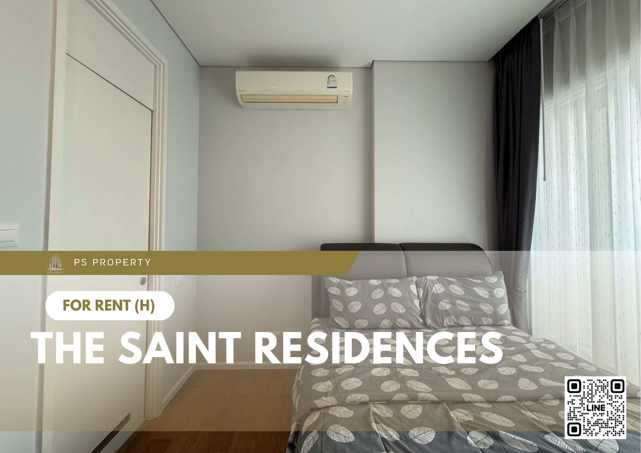 ให้เช่า 🔥 The Saint Residences 🔥 ใกล้ MRT พหลโยธิน เฟอร์นิเจอร์ และ เครื่องใช้ไฟฟ้าครบ 