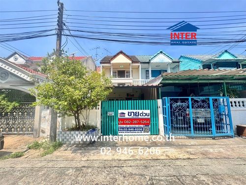 ทาวน์เฮ้าส์ 2 ชั้น 20.6 ตร.ว. หมู่บ้านสินทวีบางมด ใกล้โรงบาลบางมด เซ็นทรัล พระราม2 ซอยพระราม2 ซอย43 ถนนพระราม2 ถนนอนามัยงาม เขตจอมทอง กรุงเทพมหานคร