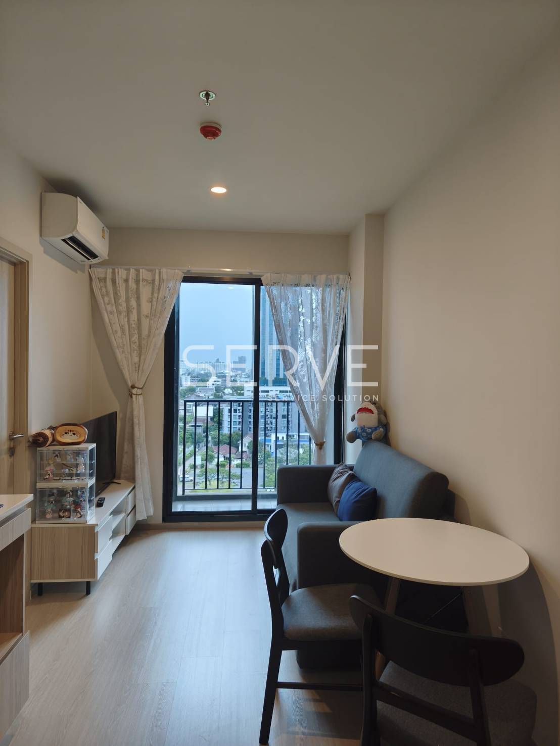 1 Bed Large Room City View Fully furnished Good Location Close to MRT Lat Phrao 150 m. @ Nue Noble Ratchada Lat Phrao