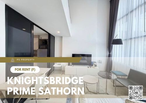 ให้เช่า 🔥 Knightsbridge Prime Sathorn 🔥 เฟอร์นิเจอร์ และ เครื่องใช้ไฟฟ้าครบ ใกล้ BTS ช่องนนทรี
