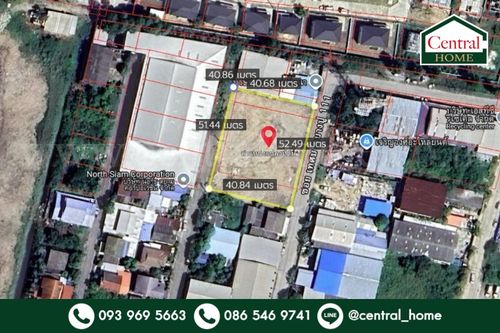 Empty land, already filled, 560 sq m, Soi Thetsaban Bang Pu 11 (Sukhumvit), Samut Prakan.