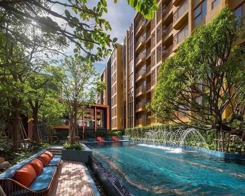 🌿 Condo for Rent Sukhumvit 50 | The Base Sukhumvit 50 | Low Rise Resort Style | 26 Sq.m. | 14,500 THB 🌿