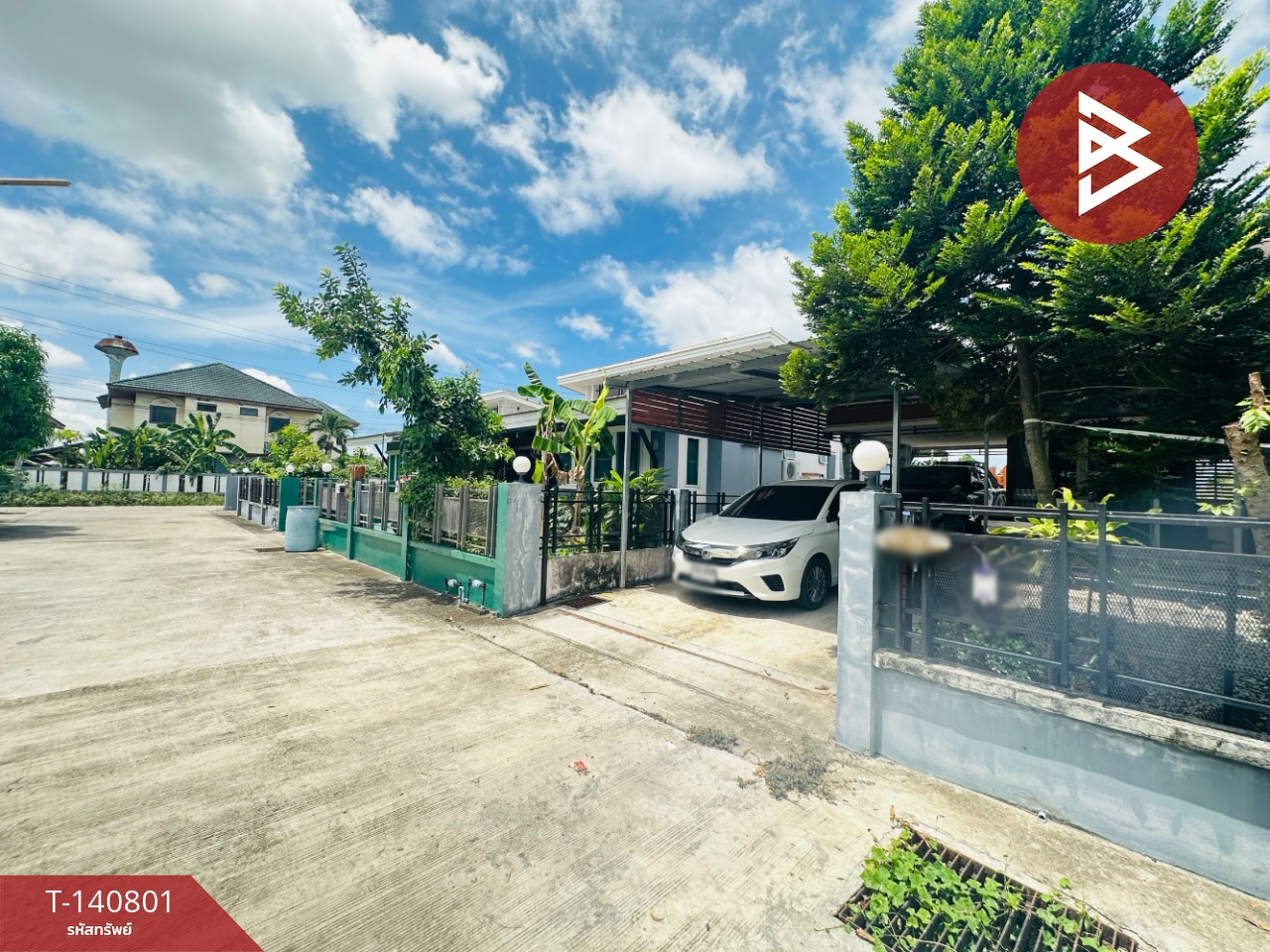 Single-storey detached house for sale, area 51.7 sq m, Nikhom Phatthana, Rayong.