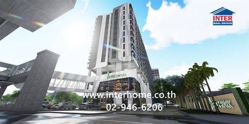 Condominium 29.44 sq m. Rich Park Terminal @Phahonyothin 59, near BTS Sai Yut, Phahonyothin Road, Bang Khen District, Bangkok.