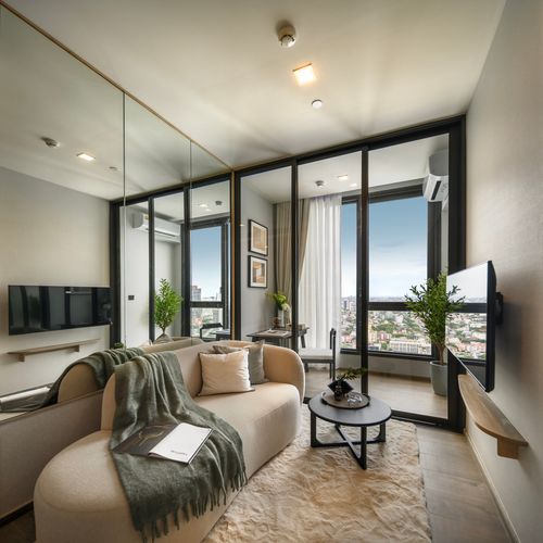 ให้เช่าคอนโด The Crest Park Residences ขนาด 35 ตารางเมตร ชั้น 29 พร้อมอยู่ ใกล้ MRT / BTS แขวงจอมพล เขตจตุจักร กรุงเทพมหานคร