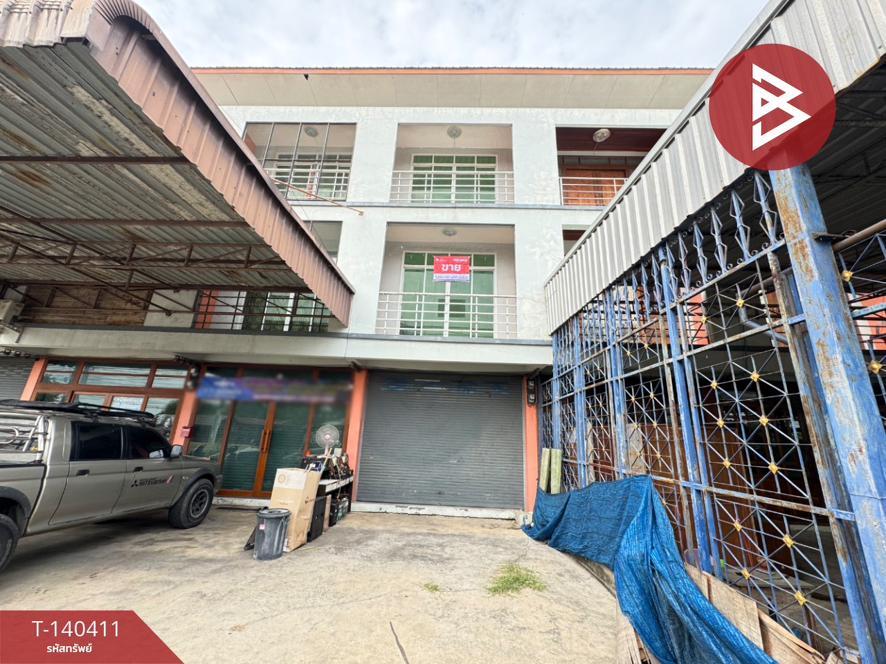 Commercial building for sale, 3 floors, area 23 sq m, Nakhon Luang, Phra Nakhon Si Ayutthaya.