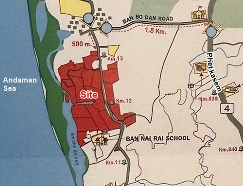 ที่ดินติดหาดบ่อดาน ผืนใหญ่ 603 ไร่ พังงา สำหรับผู้บุกเบิกโครงการใหญ่