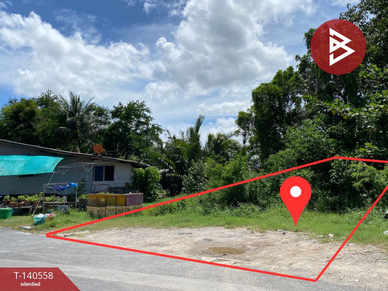 Land for sale, area 24.3 sq m, Bo Yang, Songkhla.