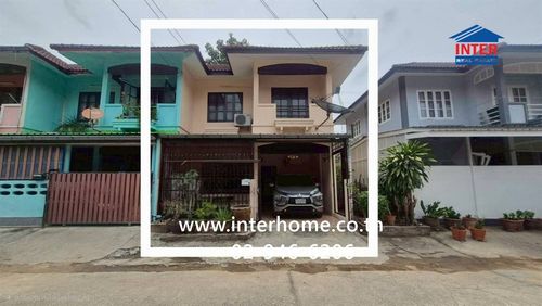 Townhouse, 2 floors, 18.9 sq m, Phonthisan Village 5. Rangsit-Nakhon Nayok Road, Thanyaburi, Pathum Thani