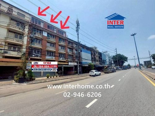 อาคารพาณิชย์ 5.5 ชั้น 48 ตร.ว. อาคารพาณิชย์ ใกล้ท่าเรือข้ามฟากเภตรา ถนนปู่เจ้าสมิงพราย ถนนวงแหวนอุตสาหกรรม พระประแดง สมุทรปราการ
