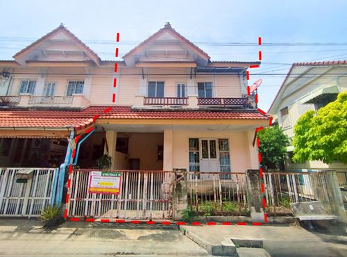 ขายทาวน์เฮ้าส์หลังมุม 2 ชั้น หมู่บ้านกานดาบ้านริมคลอง 2 ขนาดที่ดิน 30 ตร.ว. ถนนพระราม 2 พันท้ายนรสิงห์ สมุทรสาคร 