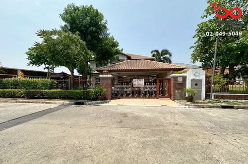 Luxury detached house for sale, 2 floors, 111 sq m, Supalai Suvarnabhumi, Lat Krabang, near the airport.