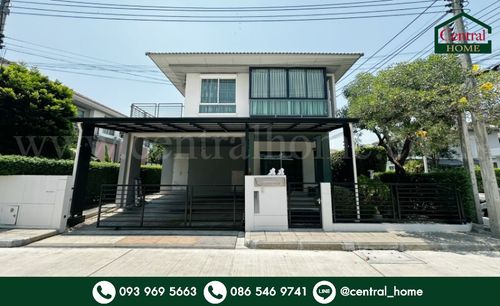 บ้านเดี่ยว ฮาบิเทีย บอนด์ ราชพฤกษ์ หลังมุม ต่อเติมครบ พร้อมอยู่