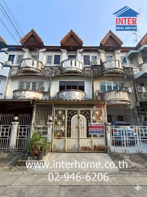 Townhouse, 3 floors, 17 sq m, Phong Sirichai Village 4. Soi Phetkasem 81, Phetkasem Road, Phutthamonthon Sai 3 Road, Nong Khaem District, Bangkok
