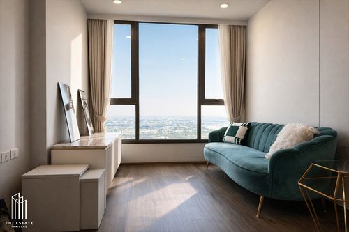 For rent: Whizdom The Forestias (Destinia) Duplex unit, 2 floors, unobstructed view, peaceful suburban area @ 100,000 Baht