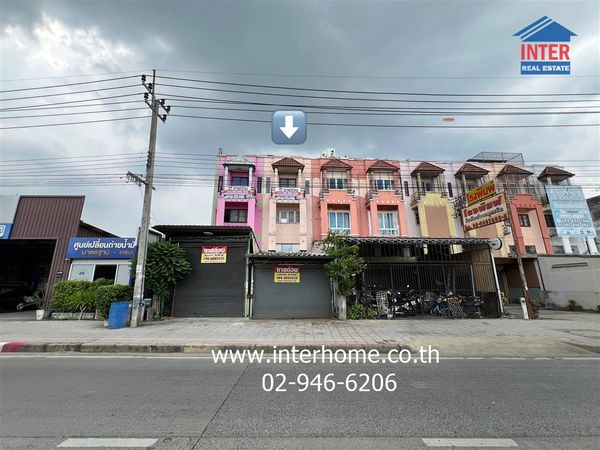อาคารพาณิชย์ 3.5 ชั้น 16 ตร.ว. โครงการพนาสนธิ์ การ์เด้นโฮม1 ซอยหทัยราษฎร์33/2 ถนนหทัยราษฏร์ ถนนเลียบคลองสอง เขตมีนบุรี กรุงเทพมหานคร