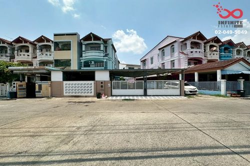 3-story townhouse for sale, Nanthana Garden 2, Tha It, Rattanathibet, Nonthaburi, back side, 51 sq m.