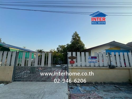 Single house, 1 floor, 80 sq m, Rom Sai Village 4. Soi Wat Rat Niyom Bang Bua Thong-Suphanburi Road, Ratchaphruek Road, Sai Noi, Nonthaburi