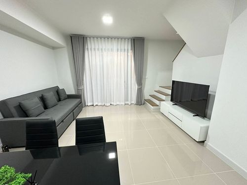K-6829 Urgent for rent! House on the edge of the house, good location, near Mega Bangna, Pleno Sukhumvit Bangna 2, beautiful house, ready to move in.