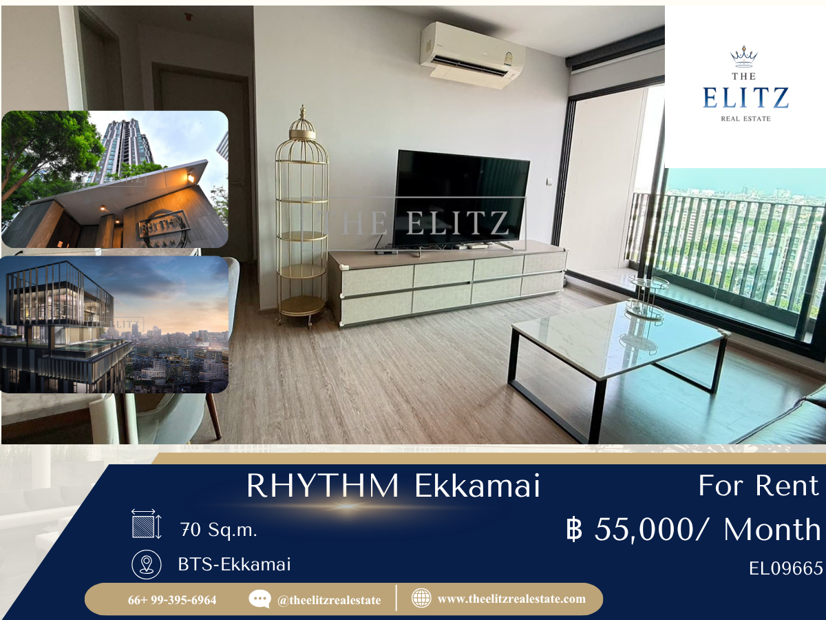 ✨ที่ Rhythm Ekkamai ทุกพื้นที่ถูกออกแบบมาเพื่อรองรับการใช้ชีวิตที่ทั้งคล่องตัวและมีคุณภาพในทุกวัน