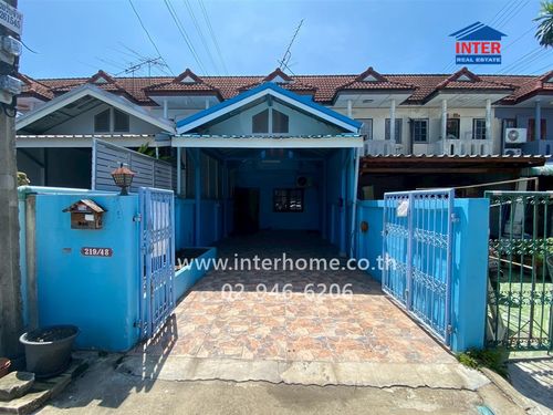 ทาวน์เฮ้าส์ 2 ชั้น 22.8 ตร.ว. หมู่บ้านเทพทิพย์นิเวศน์ ซอยสายไหม10 ถนนสายไหม เขตสายไหม กรุงเทพมหานคร