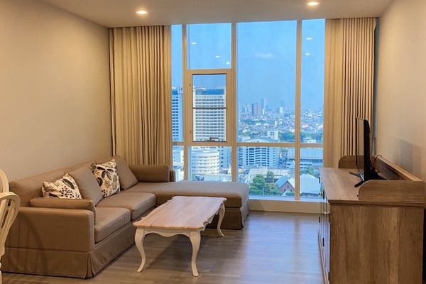 🔥 For Sale !! The Room Sathorn - Tanonpun, 2 bedroom, 2 bathroom, high floor 23++, modern style !!🔥 Code C20260300041 furnished, Special Deal!!📣📣