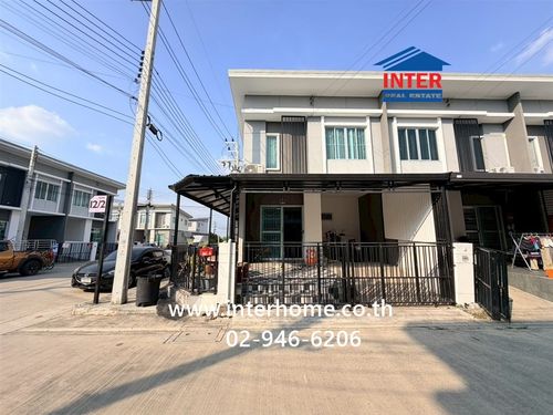 Townhouse, 2 floors, 23.1 sq m, Pruksa Ville Rangsit Village - Soi Workpoint, Phahon Yothin Road, Khlong Luang Road, Liap Khlong Prem Prachakorn Road. Mueang Pathum Thani, Pathum Thani
