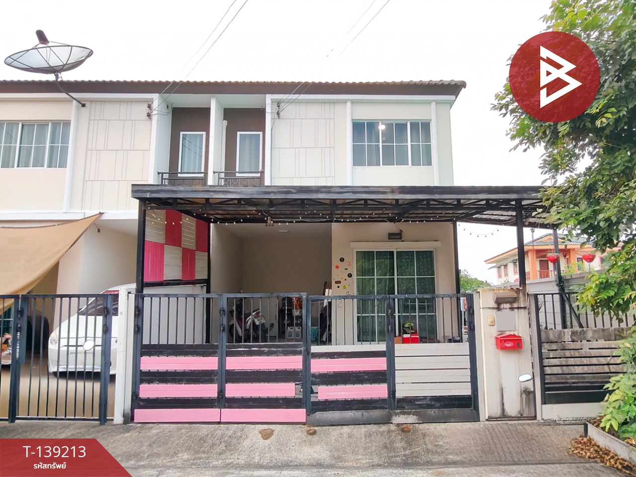 Townhouse for sale Pruksa Village Theparak-Muang Mai Project 3 Samut Prakan