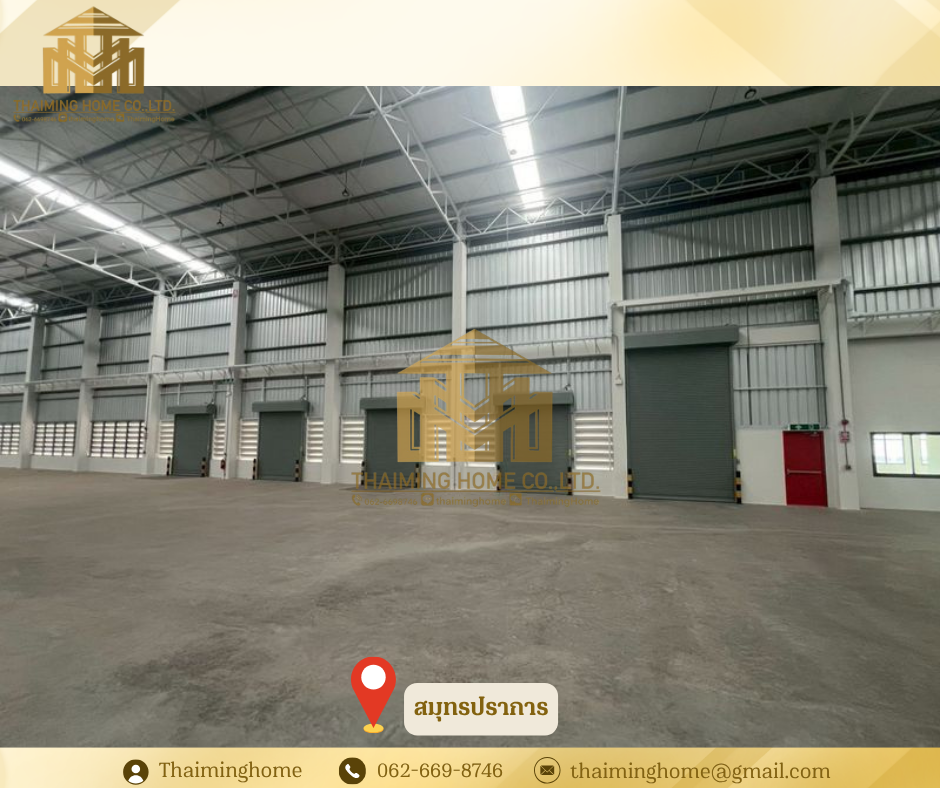 Warehouse/warehouse for rent, 8,472 sq m, purple area, Bangna Trat (TW8-18626)