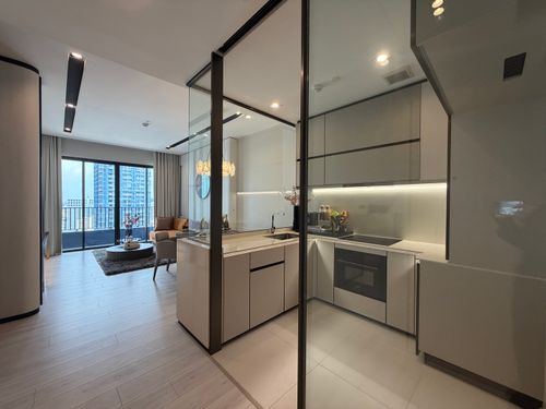 Elevated Urban Living at The Room Phayathai A private 2-bedroom, 65 SQ.M. residence crafted for refined city living.