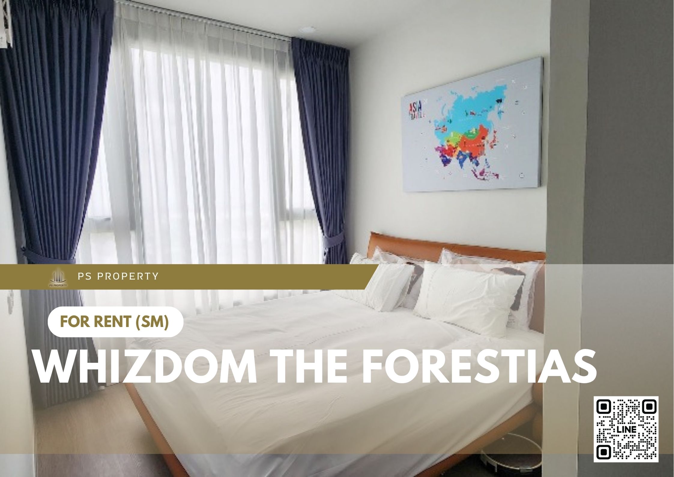 ให้เช่า ✨ Whizdom The Forestias ✨ เฟอร์นิเจอร์ และ เครื่องใช้ไฟฟ้าครบ ใกล้Mega บางนา