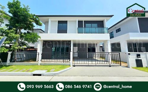Single house Centro Tiwanon - Srisamarn, new house, cheapest in the project.