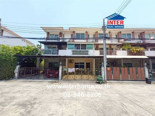 Townhome, 3 floors, 24.7 sq m, Supalai Park Ville Village, Ramintra 23, near Central Ramintra, Soi Ramintra 23, Ramintra Road, Theparak Road, Phahonyothin Road, Bang Khen District, Bangkok.