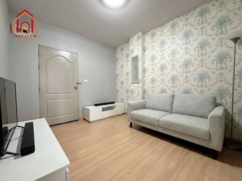 Bargain! Corner unit, 7th floor, Building A, unobstructed view, 1 bedroom, The Kith Lam Luk Ka Khlong 2, near BTS Khuk Khot. MAY
