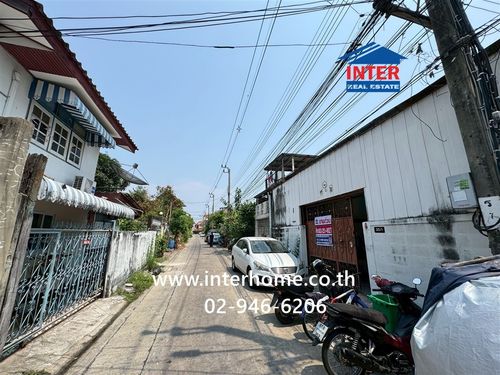 Warehouse + office, 2 floors, 50 sq m. Warehouse + office, Soi Pracha Uthit 54, Intersection 4-1, Pracha Uthit Road, Rama 2 Road, Thung Khru District, Bangkok