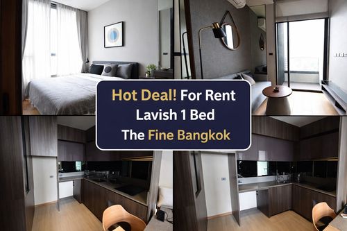 ✨Hot Deal!!! For Rent Lavish 1 Bed The FINE Bangkok Thonglor - Ekamai✨