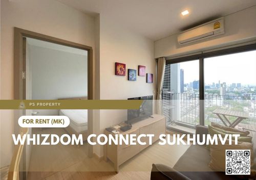 ให้เช่า 📍 Whizdom Connect Sukhumvit 📍 เฟอร์นิเจอร์ และ เครื่องใช้ไฟฟ้าครบ ใกล้ BTS ปุณณวิถี
