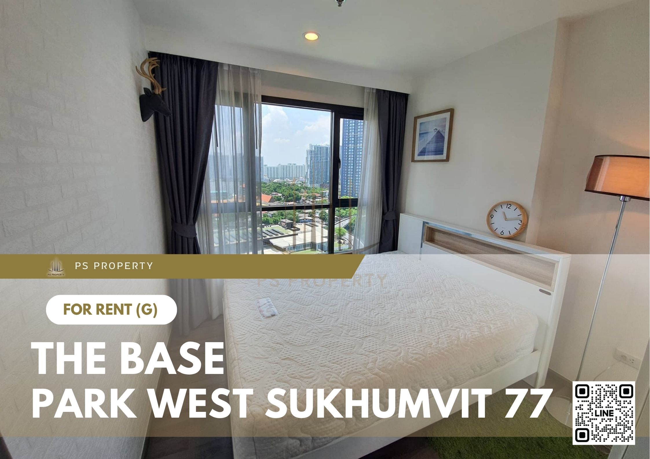 ให้เช่า ✨ The Base Park West Sukhumvit 77 ✨ เฟอร์นิเจอร์ เครื่องใช้ไฟฟ้าครบ ใกล้ BTS อ่อนนุช