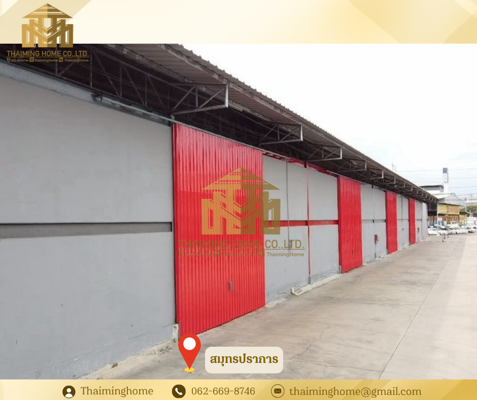 Warehouse for rent 1,188 sq m. Theparak Km.11 Samut Parakan (TW8-18526)