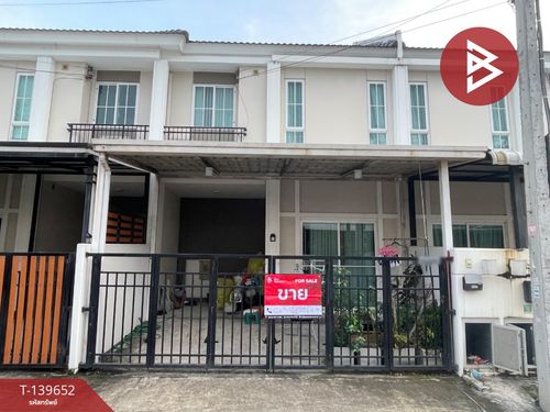 Townhouse for sale The Connect Village Bangna-Suvarnabhumi, Bang Phli, Samut Prakan