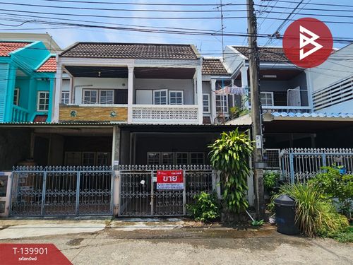 2-story townhouse for sale, area 17.2 sq m, Samut Prakan, near Thepharak intersection.
