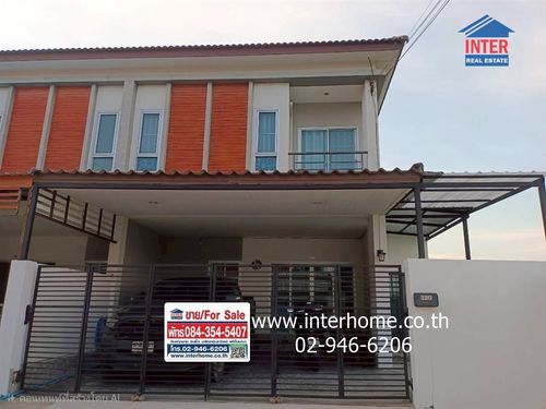 Townhouse, 2 floors, 30 sq m, Ban Ratchaphruek Village. Suvarnabhumi-Lat Krabang Suwinthawong Road, Chalong Krung Road, Lat Krabang District, Bangkok